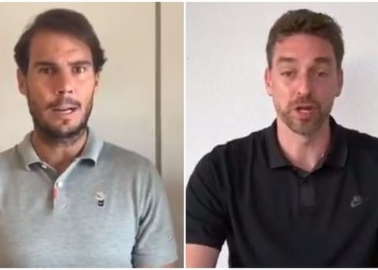 Nadal y Gasol inician campaña para reunir 11 millones de euros para los afectados por el covid-19 en España