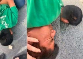 (VIDEO) Mujer somete a acosador que le tocó el trasero en Monterrey