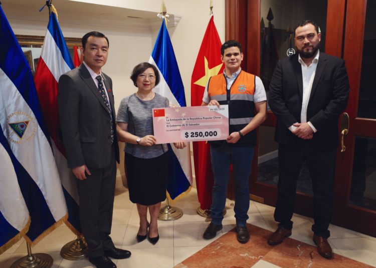 China apoya a El Salvador en la lucha contra el covid-19