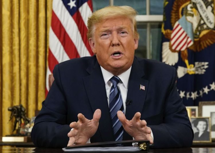 Trump anuncia la suspensión de los viajes que lleguen desde Europa