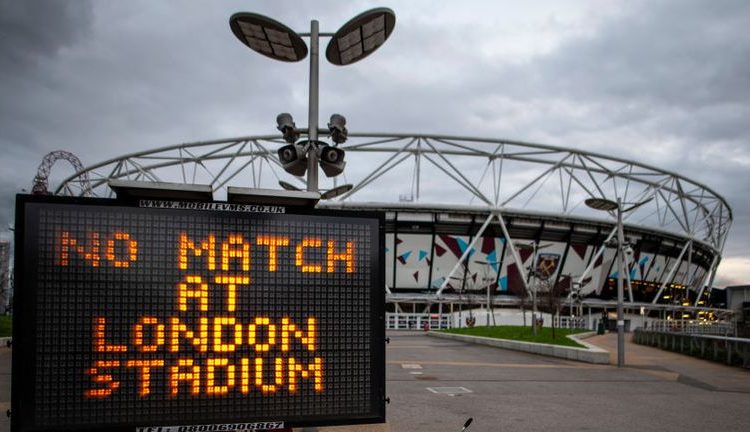 La Premier League baraja opción tras la suspensión por el coronavirus