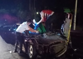 Accidente de tránsito deja un muerto y un lesionado en carretera Troncal del Norte