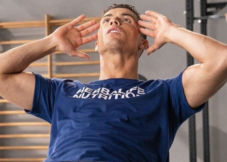 El duro entrenamiento que Cristiano Ronaldo hizo junto a su novia