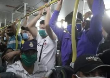 Decomisan autobús de ruta 129 por transportar más personas que las permitidas por Salud