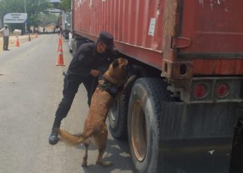 Unidad Canina mantiene intenso trabajo en fronteras terrestres en emergencia del covid-19