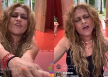 Polémica en las redes por una transmisión en vivo de Paulina Rubio