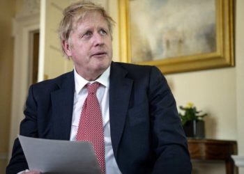 Boris Johnson apareció en público por primera vez tras curarse de coronavirus