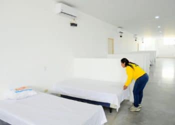 Inauguran hospital temporal en Jiquilisco para atender pacientes con coronavirus