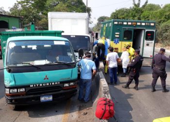 Un lesionado deja accidente de tránsito en carretera Troncal del Norte