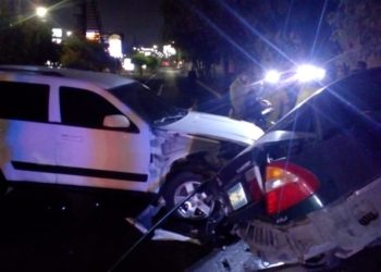 Borracho huye de retén policial y provoca accidente de tránsito en bulevar Los Próceres