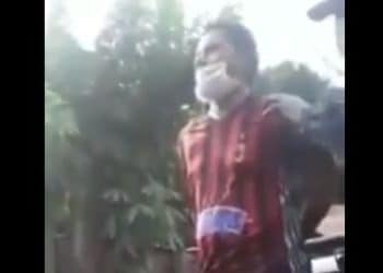 VIDEO | Hombre que había salido de cuarentena es enviado de nuevo a centro de contención