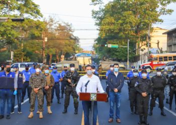 Instalan cordón sanitario en el centro de San Salvador por 48 horas