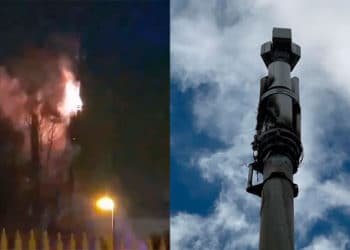 Incendian torres 5G en el Reino Unido por creer que causan los síntomas de coronavirus