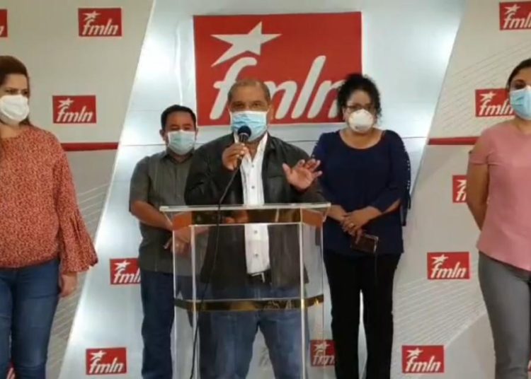 FMLN demanda al Ejecutivo una mayor coordinación con las alcaldías para enfrentar el covid-19
