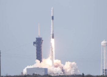 (VIDEO) Lanzan al espacio con éxito la nave ‘Dragon Crew’ de SpaceX y NASA