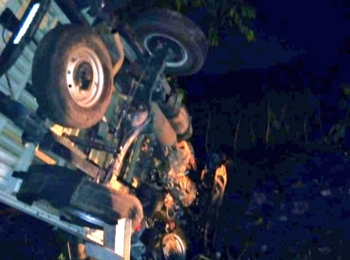 Accidente de tránsito en Ahuachapán deja a una persona con lesiones leves