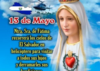 Virgen de Fátima recorrerá el país en helicóptero