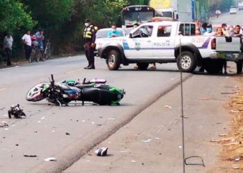 Motociclista fallece en accidente de tránsito en San Miguel