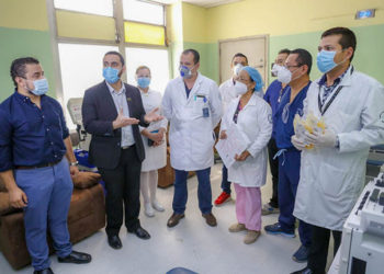 Inauguran centro de recolección de plasma anti covid-19 en hospital Bloom