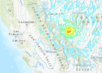 Potente sismo de magnitud 6,4 en Nevada,EE.UU.
