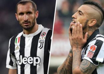 Giorgio Chiellini hace polémicas acusaciones contra el chileno Arturo Vidal