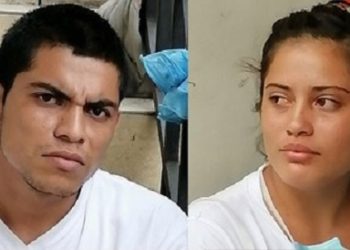 Capturan a pareja de pandilleros con armas y droga en el Puerto de La Libertad