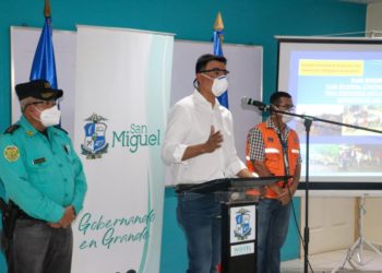 Alcalde de San Miguel presenta plan invernal