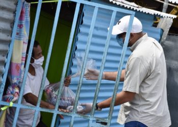 Tejido Social entrega 800 canastas solidarias en Ciudad Delgado