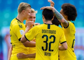 El Dortmund, subcampeón con doblete de Haaland