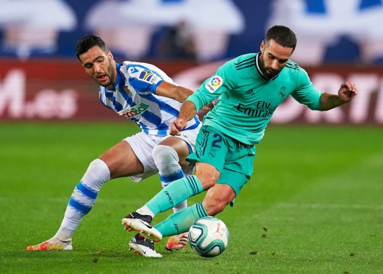 Real Madrid venció a la Real Sociedad y alcanzó al Barcelona en la cima