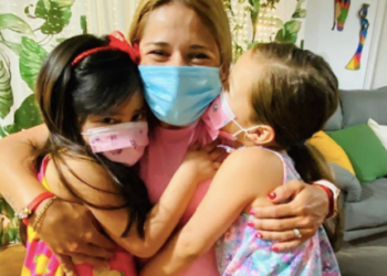 La ciclista Evelyn García regresó a España