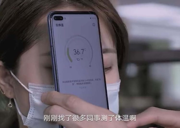 Huawei crea un celular con termómetro digital