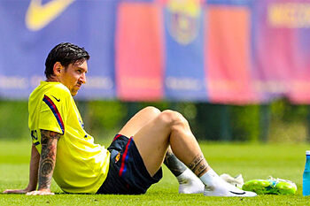 Messi genera preocupación en Barcelona