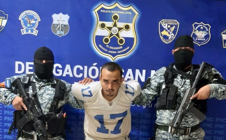 Policía detiene a pandillero reclamado por homicidio en San Miguel