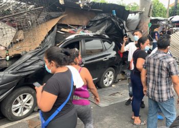 Accidente de tránsito en bulevar del Ejército deja con lesiones a una mujer embarazada