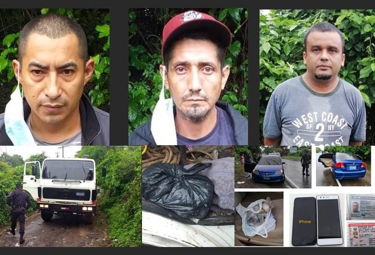 Capturan a 3 sujetos con droga en Usulután y San Miguel
