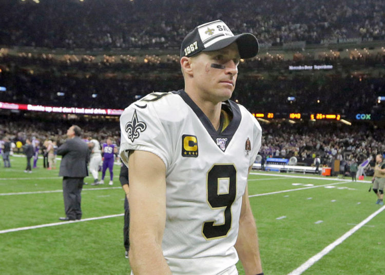 El jugador de fútbol americano Drew Brees, en la mira tras declaración sobre racismo
