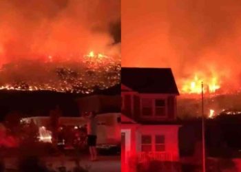 (ViDEO) Evacuan decenas de viviendas en EE.UU. tras incendios provocados por fuegos artificiales