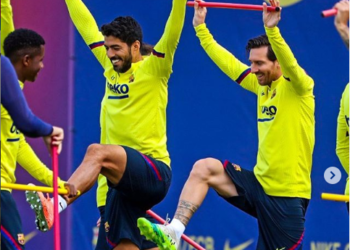 Lionel Messi despejó las dudas y volvió a entrenar con el Barcelona