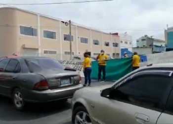 Sindicalistas cierran paso hacia la Asamblea y FGR llama a la PNC a que proceda a detenciones en flagrancia