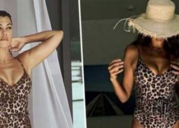 Irina Shayk y Kourtney Kardashian unidas por un traje de baño