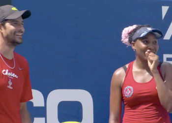 Marcelo Arévalo y Venus Williams ganan partido de dobles mixtos en el mundial de tenis por equipos