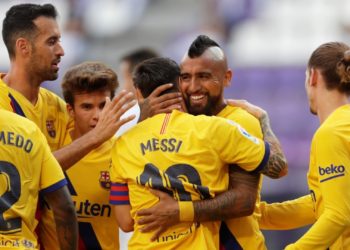 El Barcelona gana por la mínima ante el Valladolid