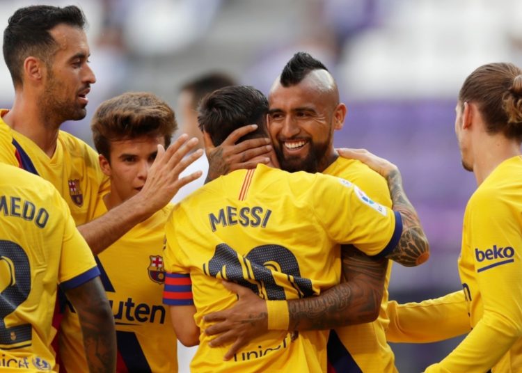 El Barcelona gana por la mínima ante el Valladolid