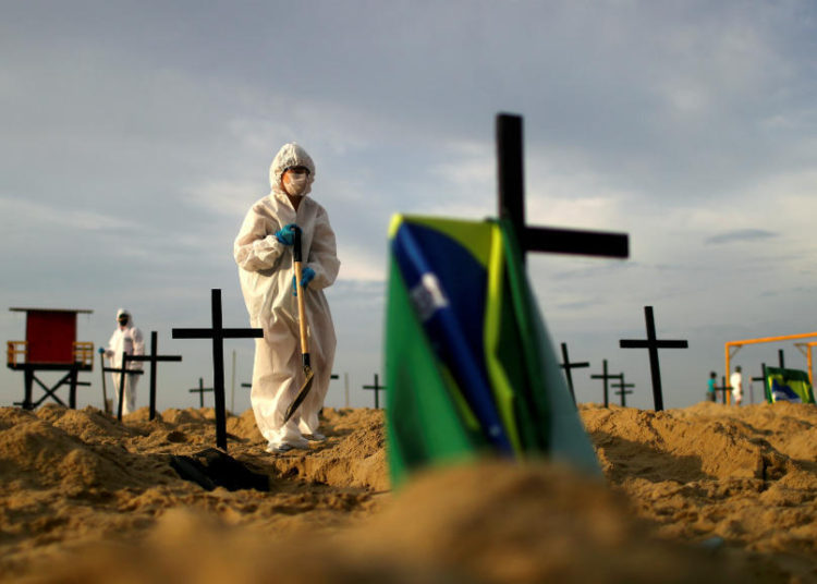 Brasil registra 26.051 nuevos casos de coronavirus y 602 muertes por covid-19 en un día