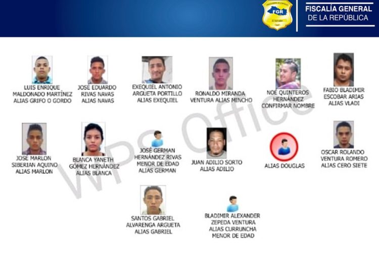 FGR ordena captura de 40 terroristas por extorsión, homicidio y otros delitos, en San Miguel
