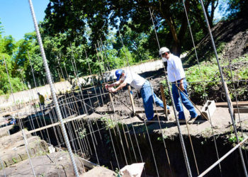 Así avanza la construcción del complejo habitacional de la comunidad El Espino