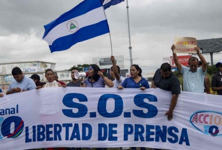 La ONU pide indemnización para activista y periodistas encarcelados en Nicaragua