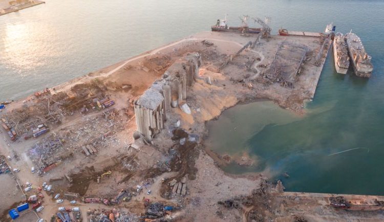 Imágenes satelitales de Beirut tras la explosión muestran que los edificios fueron destruidos hasta los cimientos