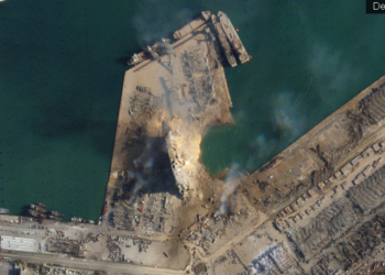 Imágenes satelitales de Beirut tras la explosión muestran que los edificios fueron destruidos hasta los cimientos